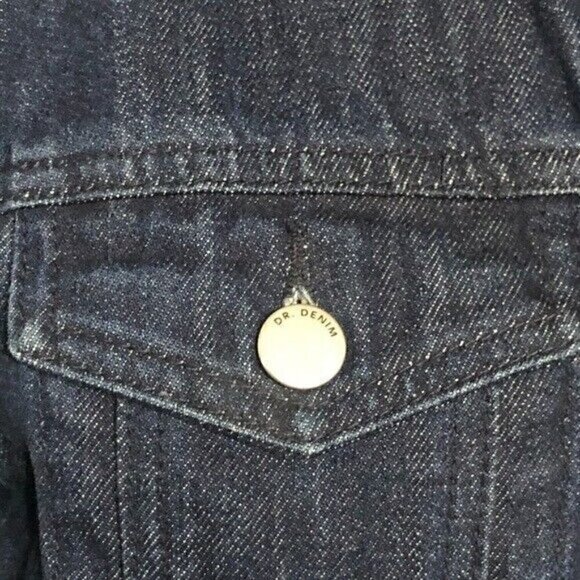 DRDenim Indigo Blue Denim Jean Jacket Size Small - Picture 4 of 8